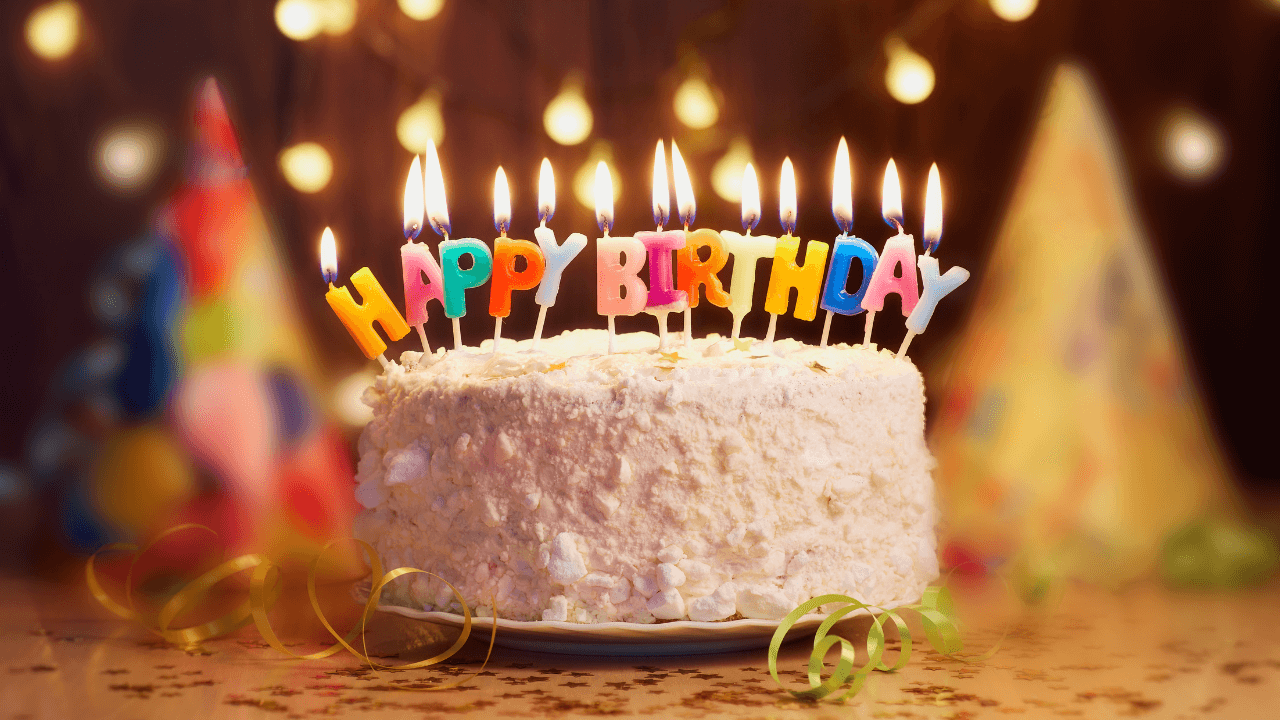 誕生日動画で使えるペン書きのように出現する「Happy Birthday」の文字 フリー動画素材- みりんの動画素材