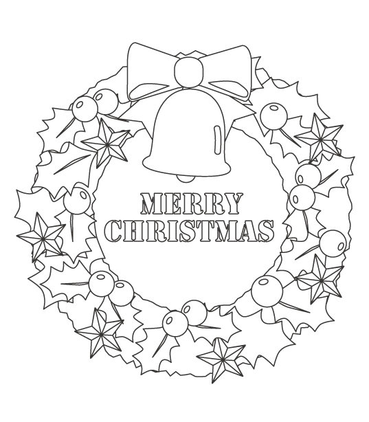 クリスマスの塗り絵がすべて無料！世界を目指すぬりえワールド