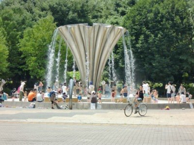 滝の水公園から花火を撮りました ISOGAI花火劇場in名古屋港 2021ぐるぐる名古屋