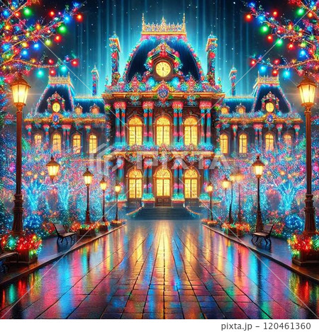 イルミネーションのイラスト特集