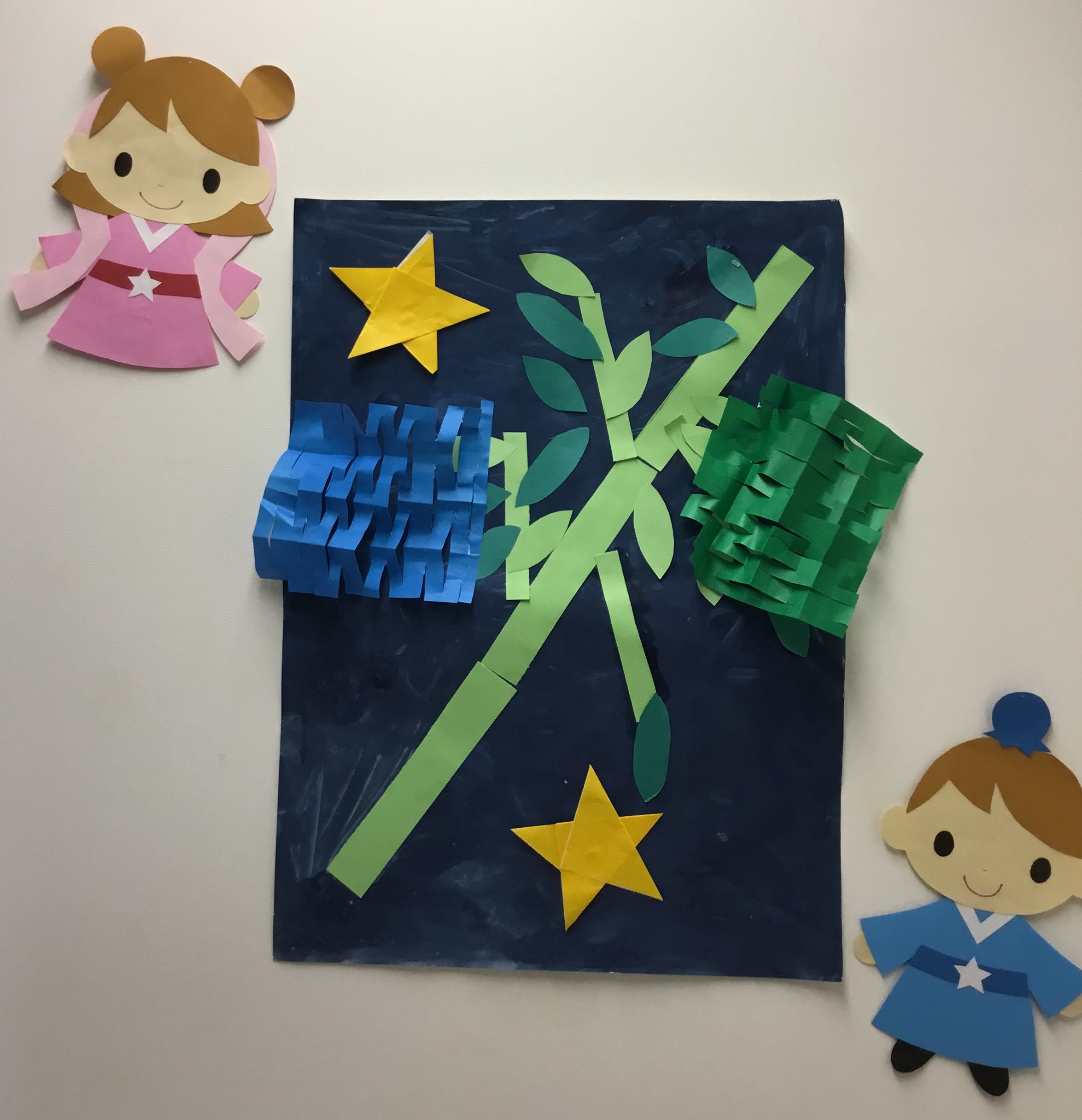 七夕製作アイデア：子供向け吊るし飾り