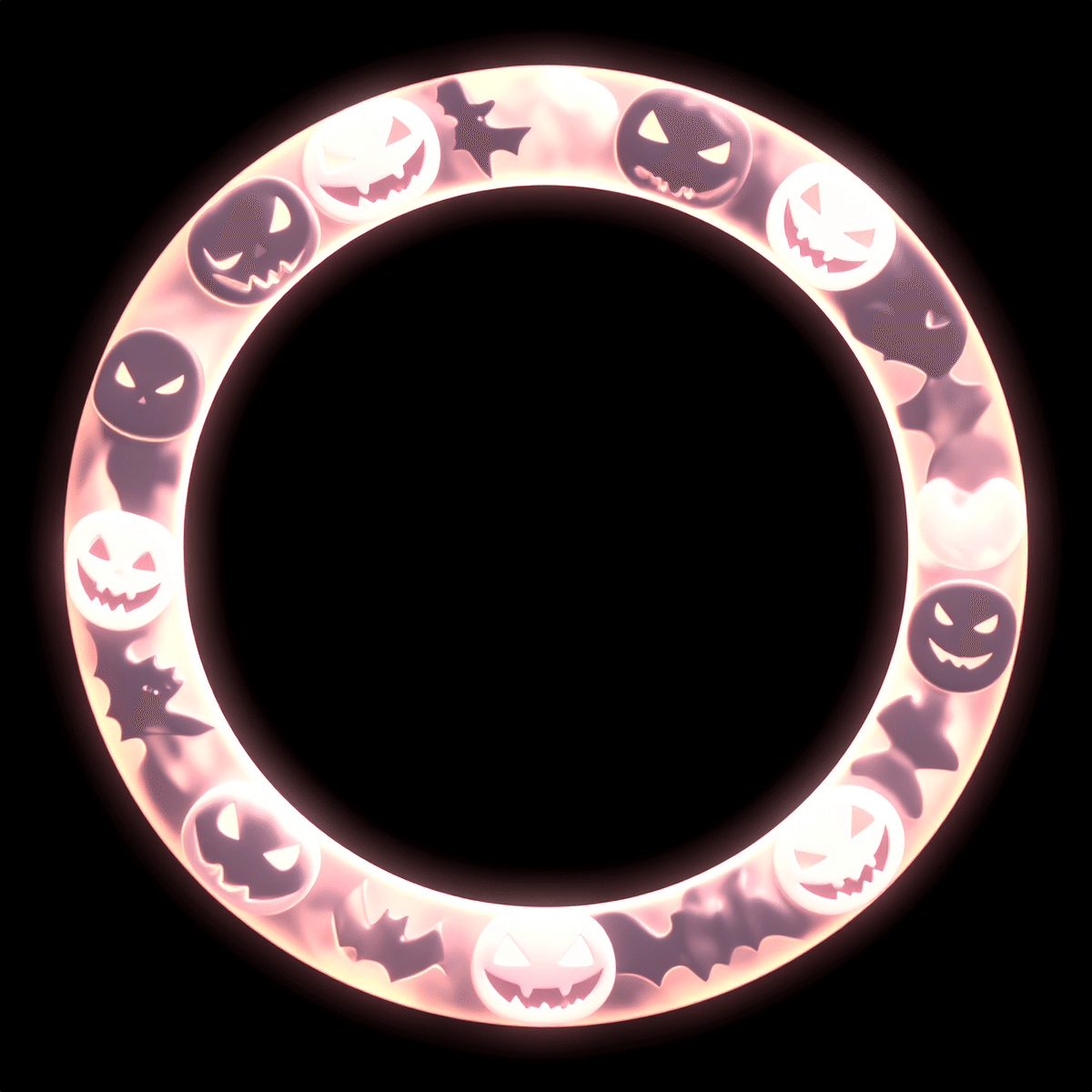 季節のアイコンフレーム ○ハロウィン○がーこねり