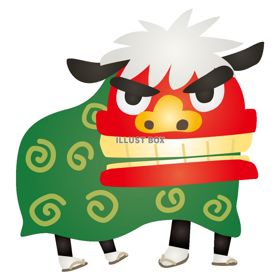 獅子舞のイラスト - 無料イラストのIMT 商用OK、加工OK