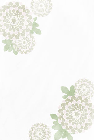 おしゃれな菊の花の喪中はがきテンプレート無料イラスト素材素材ラボ