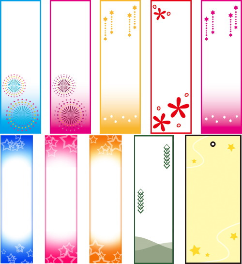 スプラッシュアレンジで作る七夕の短冊＜無料テンプレート＞TOMBOW FUN ART STUDIO トンボ鉛筆