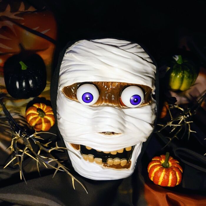 Amazon.co.jp: ハロウィン マスク リアルなマスク 顔カバー笑う悪魔の悪怖い怖い お面 悪魔 あくま フェイクスマイル リアル デーモンラバー ラテックス 祭 ハロウィーンマスク ヘッドギア ウィッグ無し パーティー イベント 宴会 コスチューム小道具 大人用 お面 ホラー