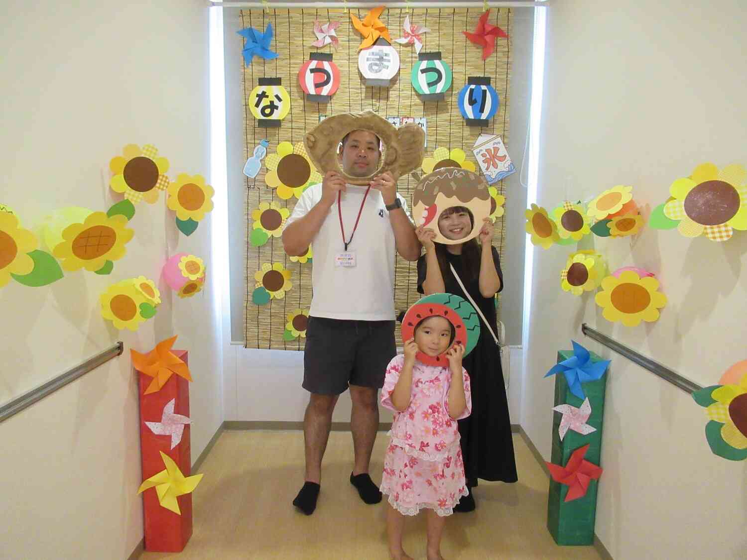 夏祭り園の様子スマイルキッズ