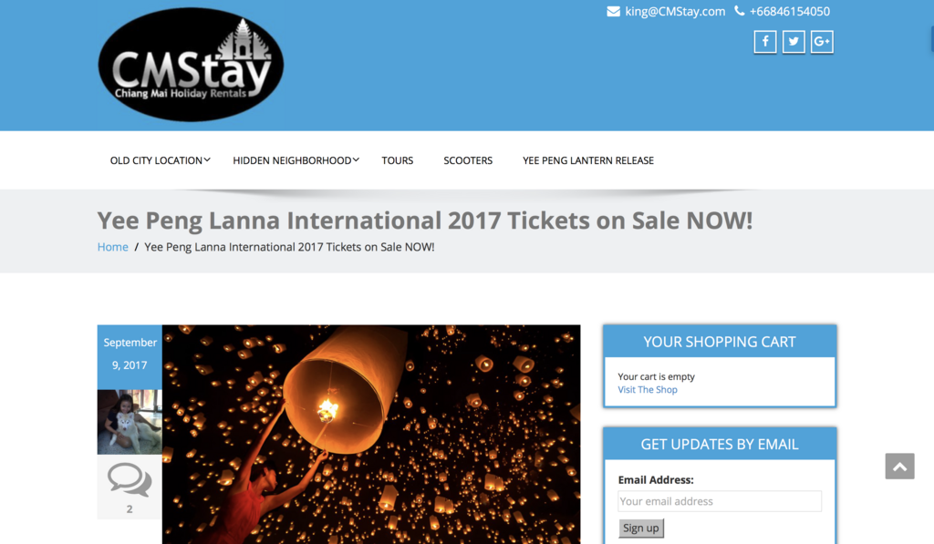 H.I.S.入場券+往復送迎 11月5日・6日限定 CHIANG MAI CAD KHOMLOY SKY LANTERNFESTIVAL CAD主催 チェンマイ タイのオプショナルツアー海外現地ツアー格安予約