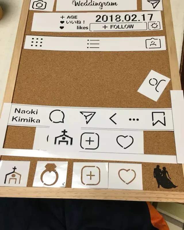 ウェルカムボードの作り方marry マリー