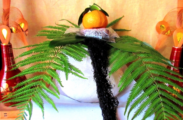 神棚の鏡餅 裏白の表裏・三宝の向き・奉書紙の折り方神棚ブログ 神仏との出会い〜幸せへの道