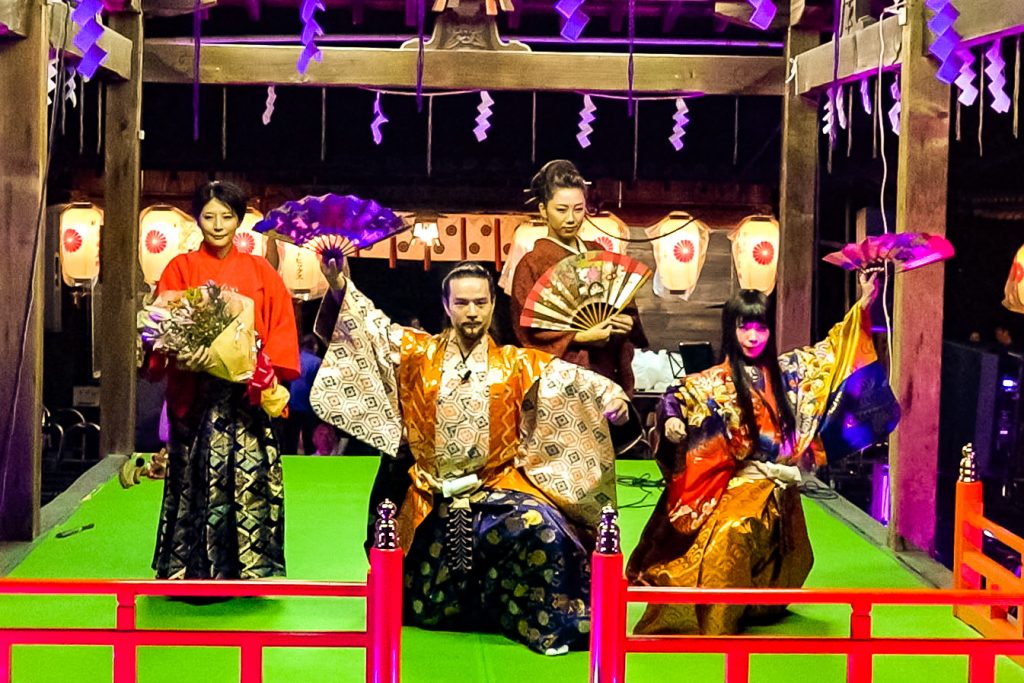 吉備津神社 大公孫樹 ライトアップ新市町観光協会