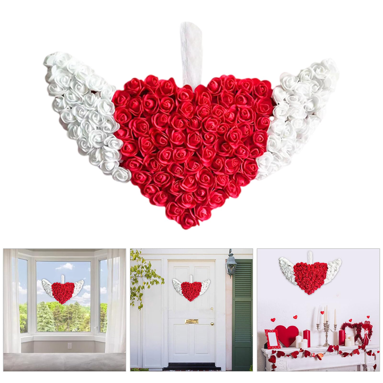 バレンタインの工作で幼児も簡単に楽しく作れる可愛いハート飾り！ココシレル