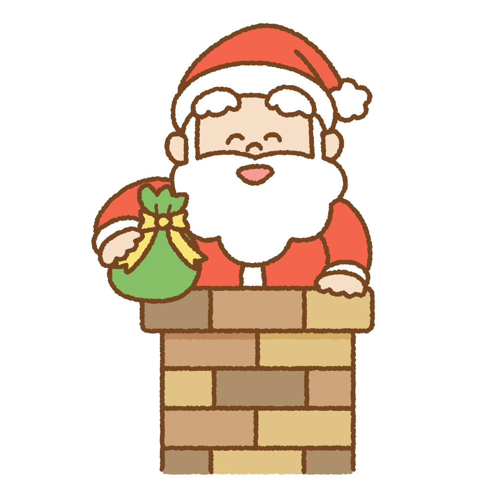 サンタクロースとトナカイの無料イラストフリーイラスト素材集 ジャパクリップ