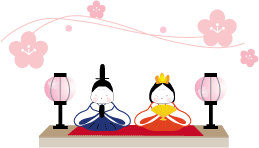 ひなまつり・うさぎのフリーイラストフリーイラストIroFuri・いろふり