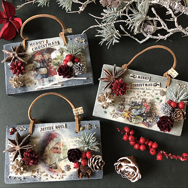 クリスマスディスプレイのおしゃれなアレンジ・飾り方のインテリア実例RoomClip ルームクリップ