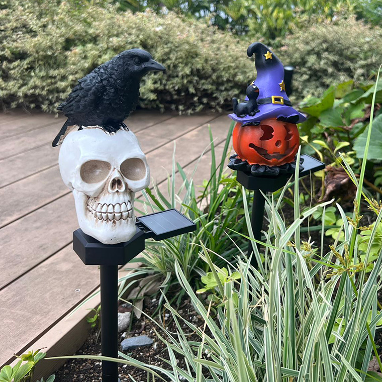 ハロウィーン アニマトロニクス, カボチャお化け 外部設置向け, 点灯 揺れる サウンド付き ガーデン プランター パティオ 中庭楽天市場5個セット ハロウィン ソーラーライト 飾り 屋外 カボチャ 可愛い 幽霊 ガーデニング ソーラー式 電池式 省エネ ガーデンライト