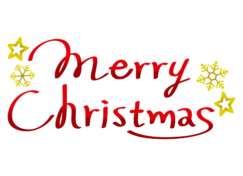 手書きのオシャレなメリークリスマスのロゴ文字 青と赤 2色のイラスト素材70684509- PIXTA