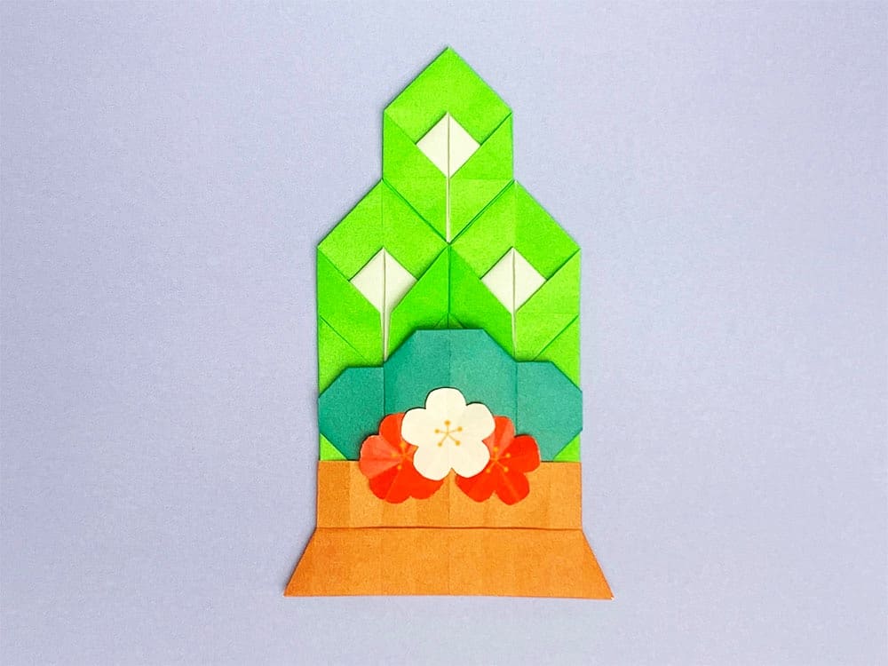 折り紙☆梅の花の折り方☆ひな祭りお正月のお飾りに！簡単可愛いウメの花おりがみレシピのpaper tocotoco