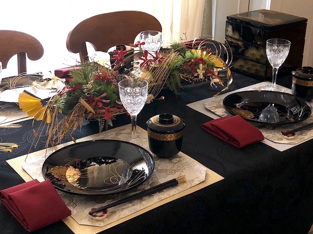 お正月のテーブルセッティング②LEE