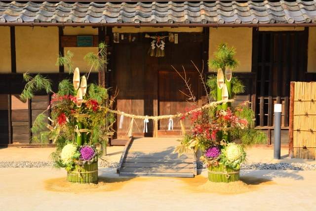 ディスプレイ用門松 「彩 いろどり 」 高さ約1m の販売、通販のページ門松.jp