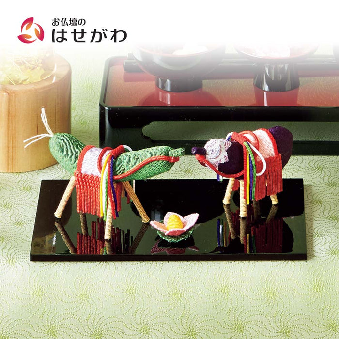 お盆によく見るキュウリの馬とナスの牛”精霊馬”岩沼市のお葬式は大友葬儀社大友葬儀社