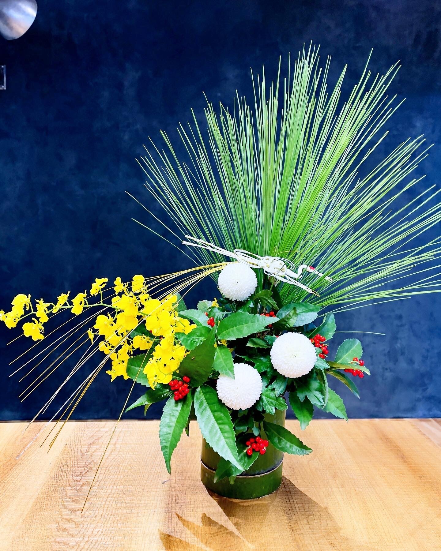 2021.12.21 新年を彩るお正月のいけばなco-ba takamatsu