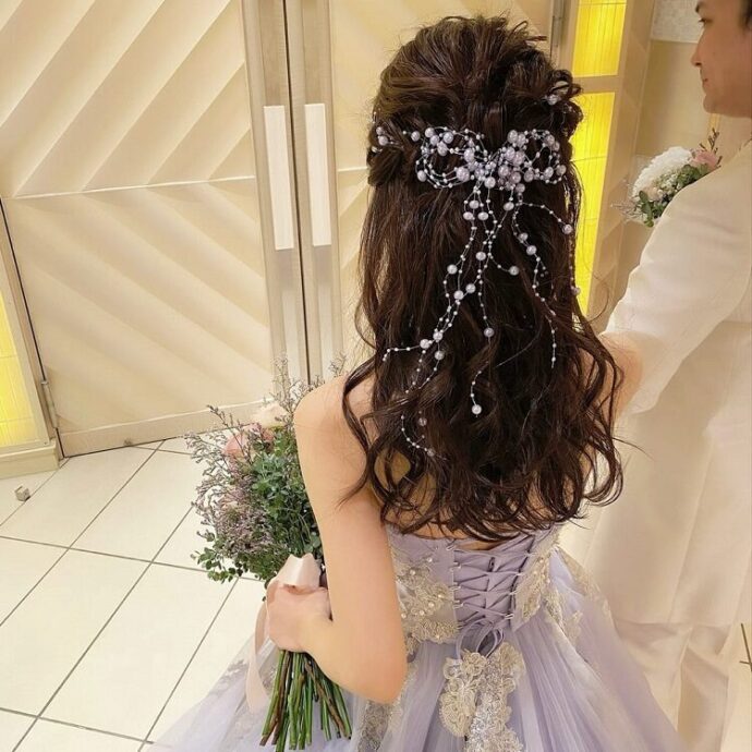 ボタニカル 結婚式 成人式 卒業式 振袖 ハーフアップ 髪飾り ヘアアクセサリー ワインレッド 花飾り ドライフラワー ヘッドドレス アクセサリーAtelier 凛 〜eternity〜 通販 10812571Creema クリーマ