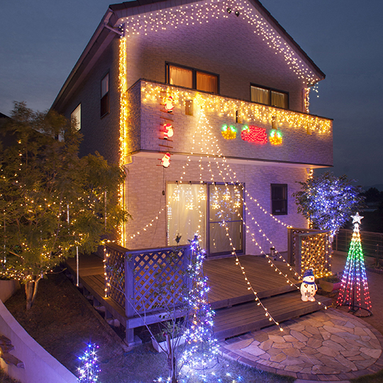 お外で使えるイルミネーションツリー 通販 - ディノス