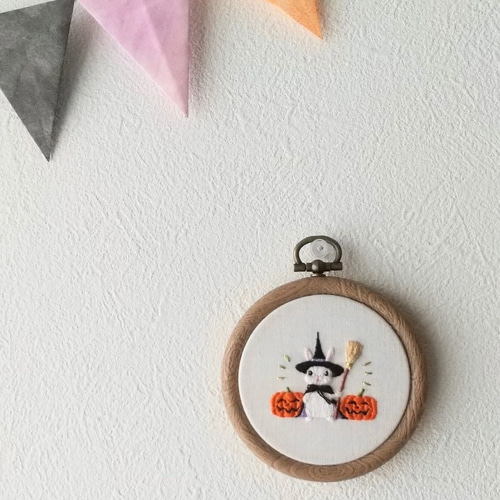 10月 ハロウィーン ジャックオーランタン 紅葉 イラスト素材 丸フレームセット258782139- イメージマート