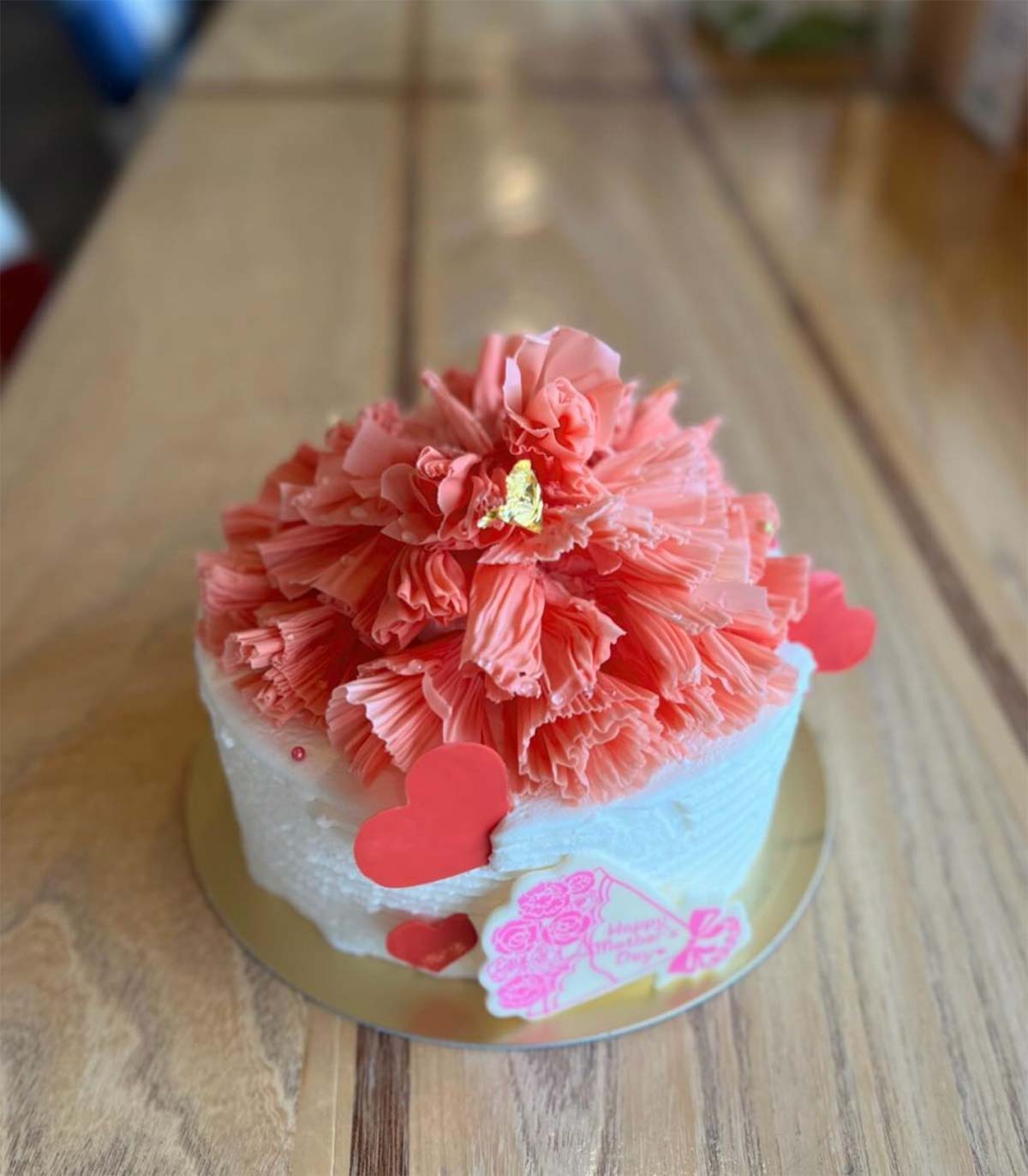 母の日に！カーネーションケーキの作り方✴︎✴︎How to make Carnation Cake✴︎ベルギーより 191