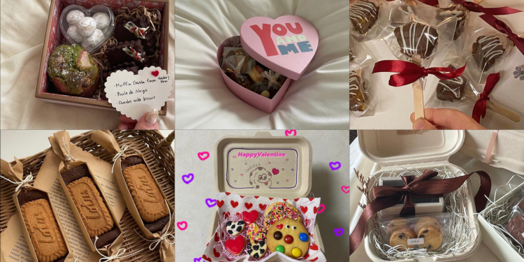 バレンタインラッピング箱落書きTikTok