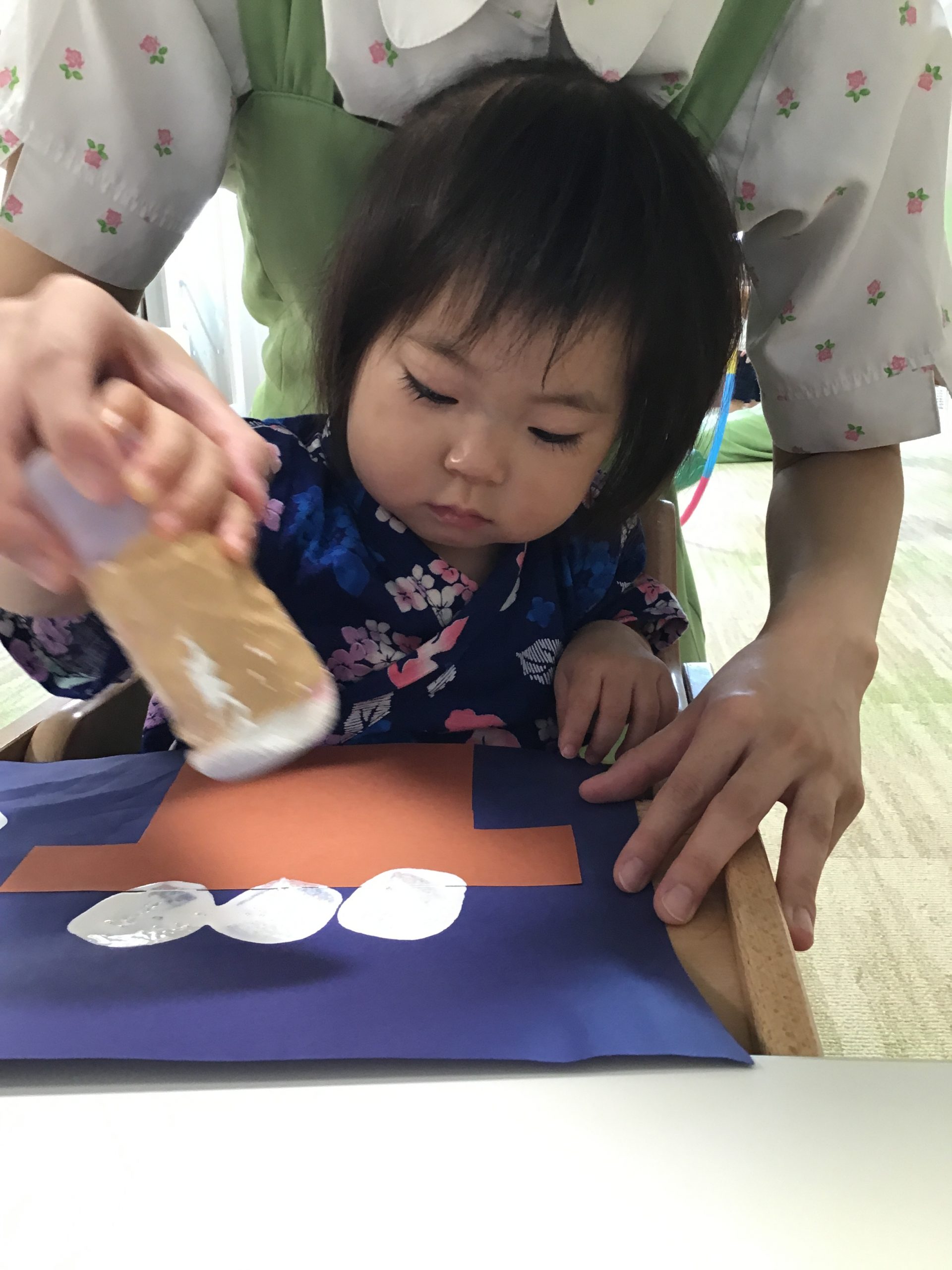 各クラスのお月見製作」にじいろ保育園ブログ