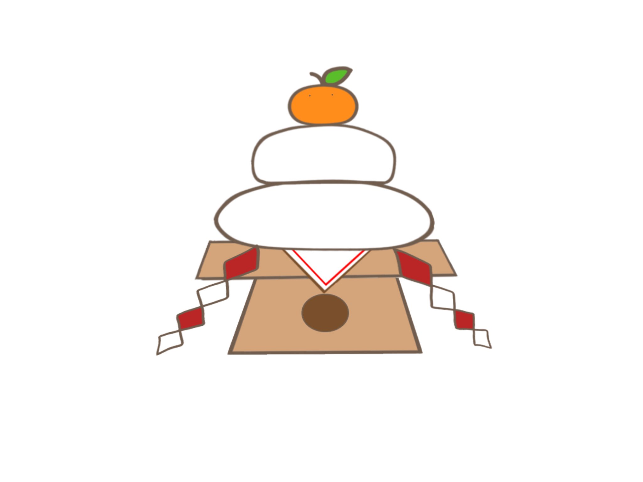 まとめ 鏡餅の無料イラスト素材集イラストイメージ