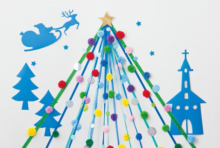 年末 壁面飾り 冬 クリスマス 高齢者向け 12月におすすめの壁飾り