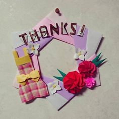 母の日 折り紙ハンドメイド 折り紙リース 幼稚園 保育園 介護施設 製作キットYahoo!フリマ 旧PayPayフリマ