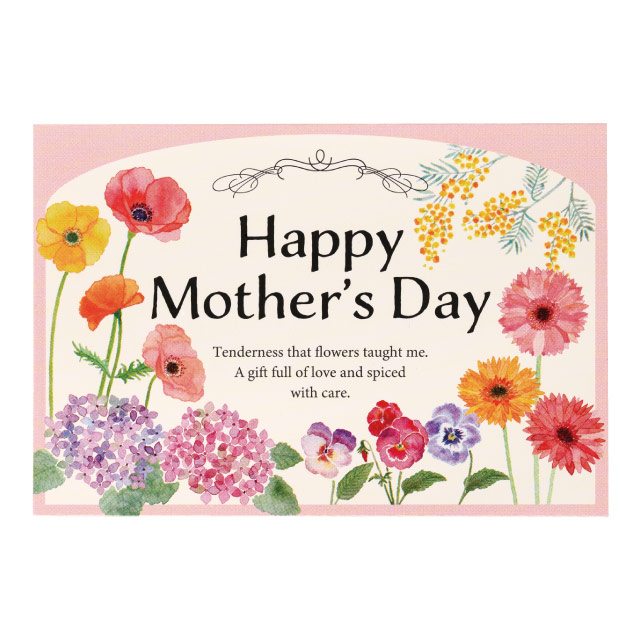 簡単おしゃれ 母の日手作りメッセージカード手描き カーネーション マイルドライナーHow to draw mother's day cardideas easy and cute