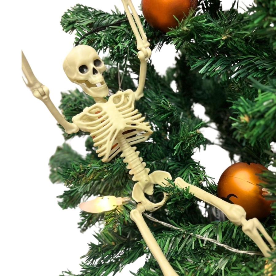 人工クリスマスツリークリスマスデコレーション ハロウィンツリーハロウィン屋外屋内人工クリスマスツリーの枝の先端曲げ可能なトップ ホリ クリスマスツリーハロウィンにも オーナメントセット 組み立て簡単 パーティ 雰囲気 北欧風 飾りおしゃれ ツリー 60cm LED