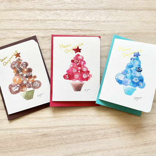 ちぎり絵カード クリスマスヒイラギiichi 日々の暮らしを心地よくするハンドメイドやアンティークのマーケットプレイス