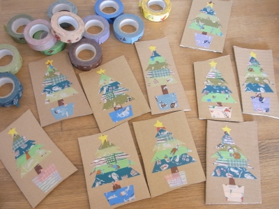 ダイソーのマスキングテープで 可愛い簡単クリスマスカード: 生活のメモ Powered by ライブドアブログ