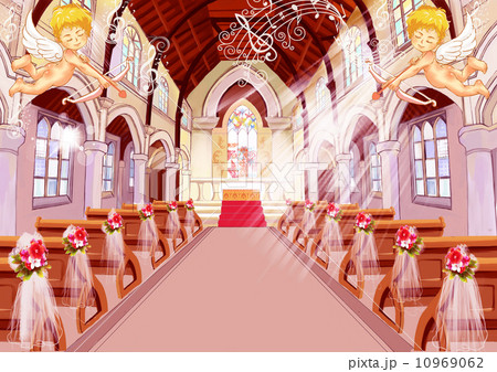 ハッピーウェディング：イラスト無料