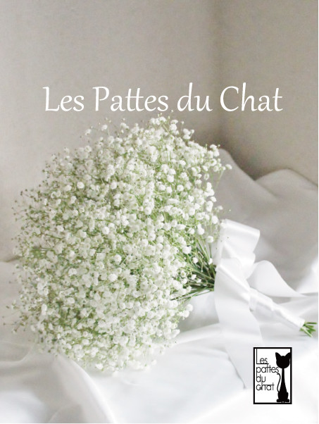 造花ブーケ ウエディングブーケ ユリ＆かすみ草スペシャルブーケ パール・ファー : フラワーギフト ブルーマート - 通販 - Yahoo!ショッピング