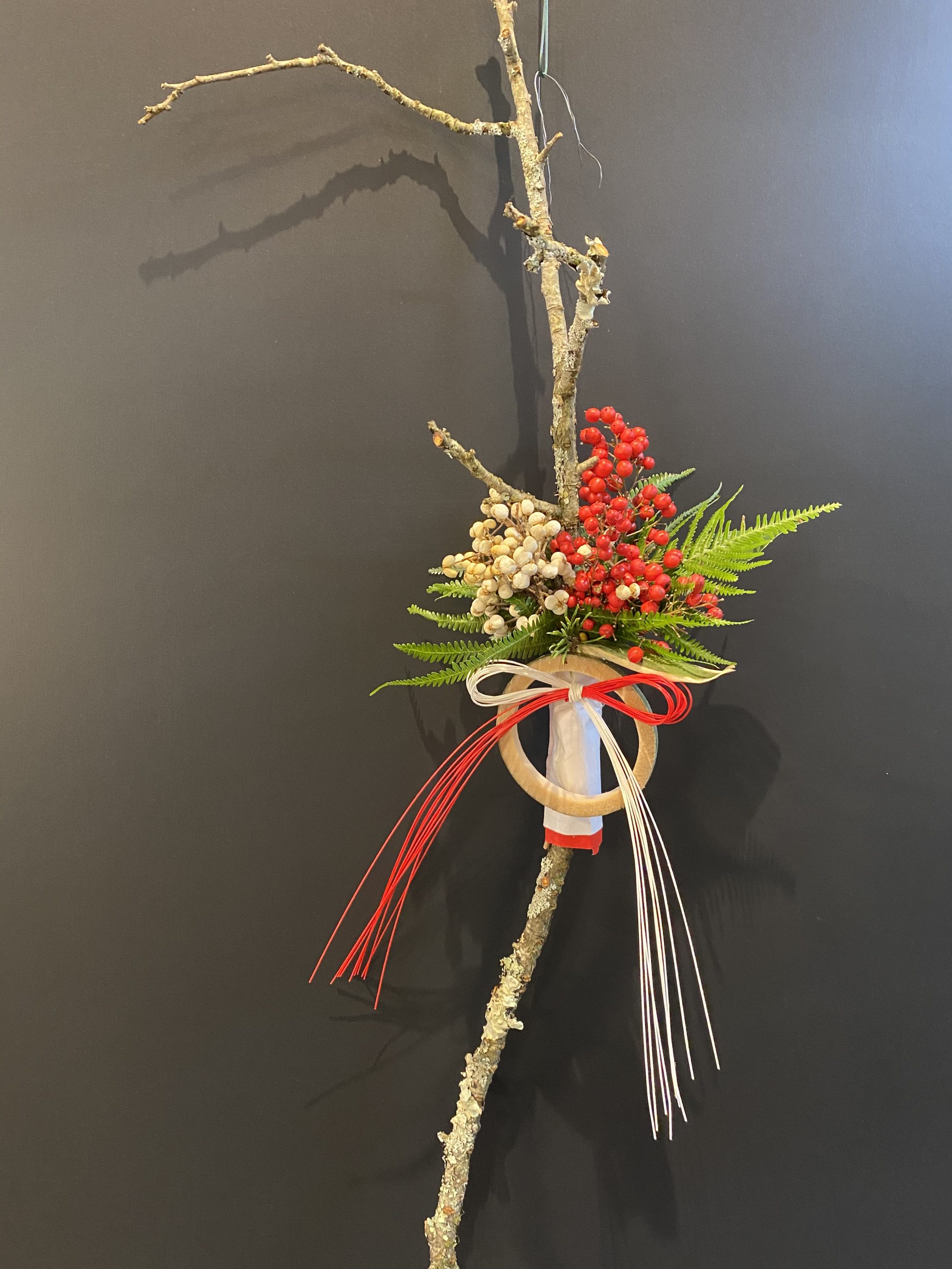 今週の生花 お正月を迎える花は曹洞宗 二楽山 西福寺