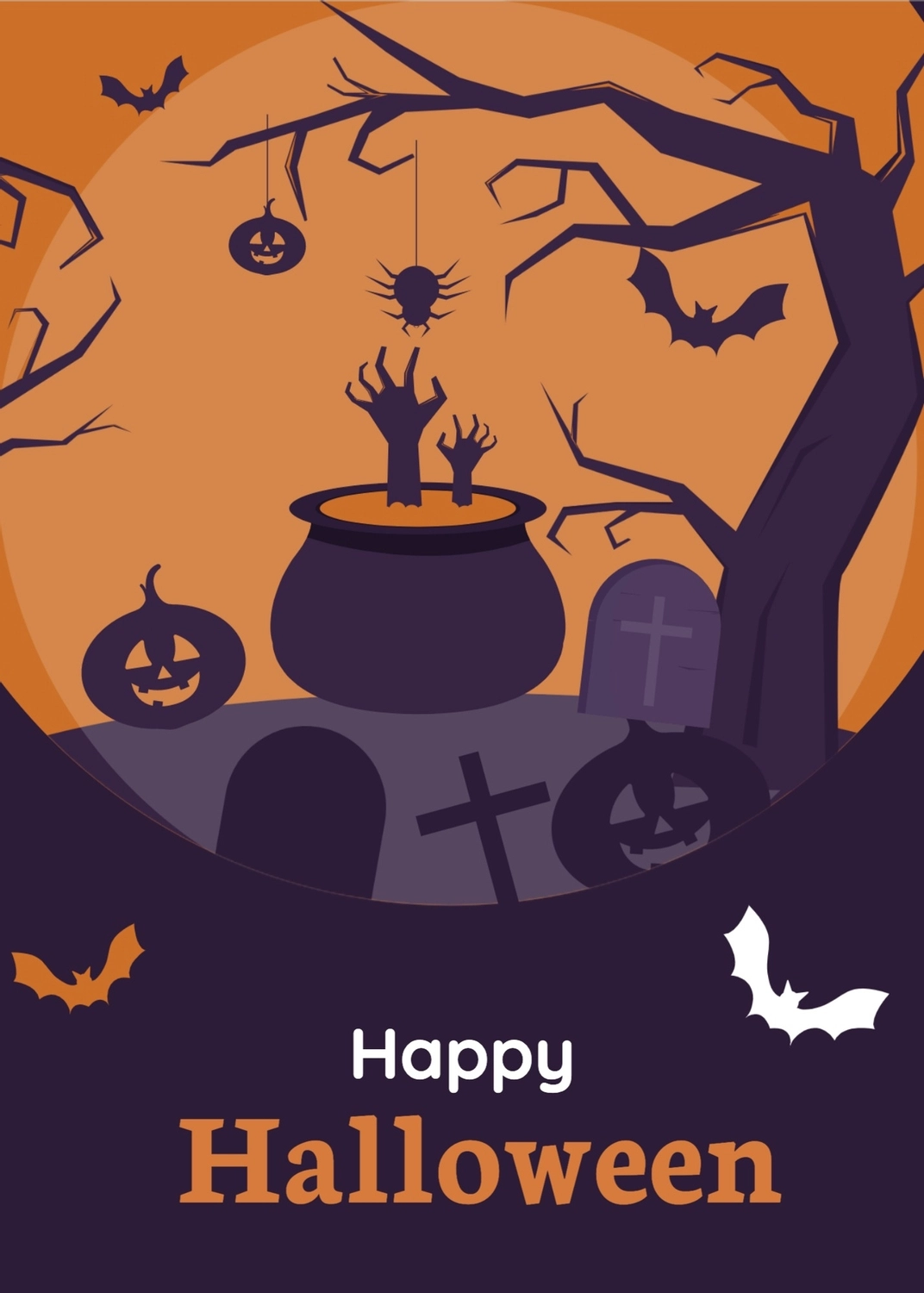 ハロウィンメッセージカードイラスト - No: 921307無料イラスト・フリー素材なら「イラストAC」