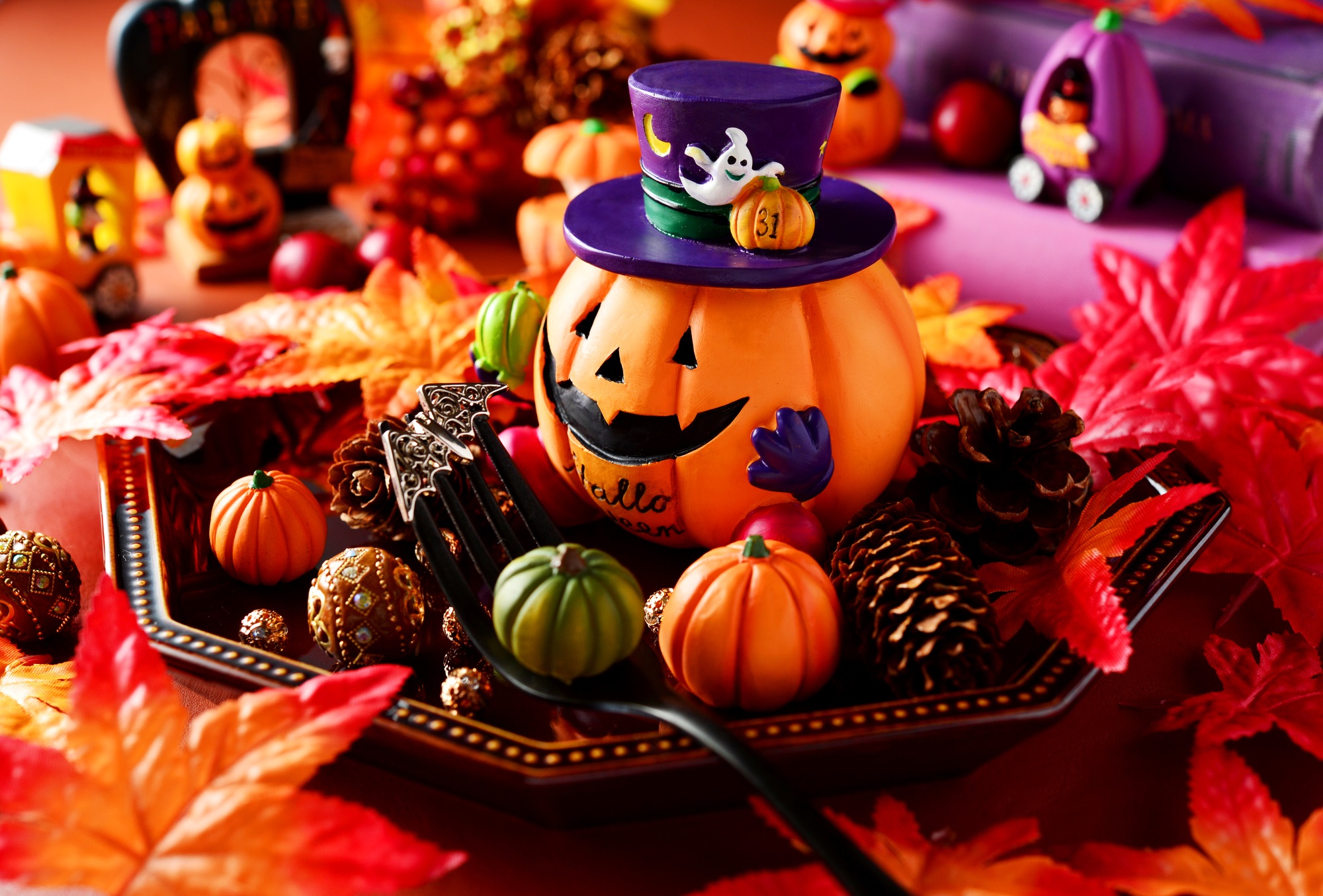 手作りおもちゃ 「ハロウィンわなげ」