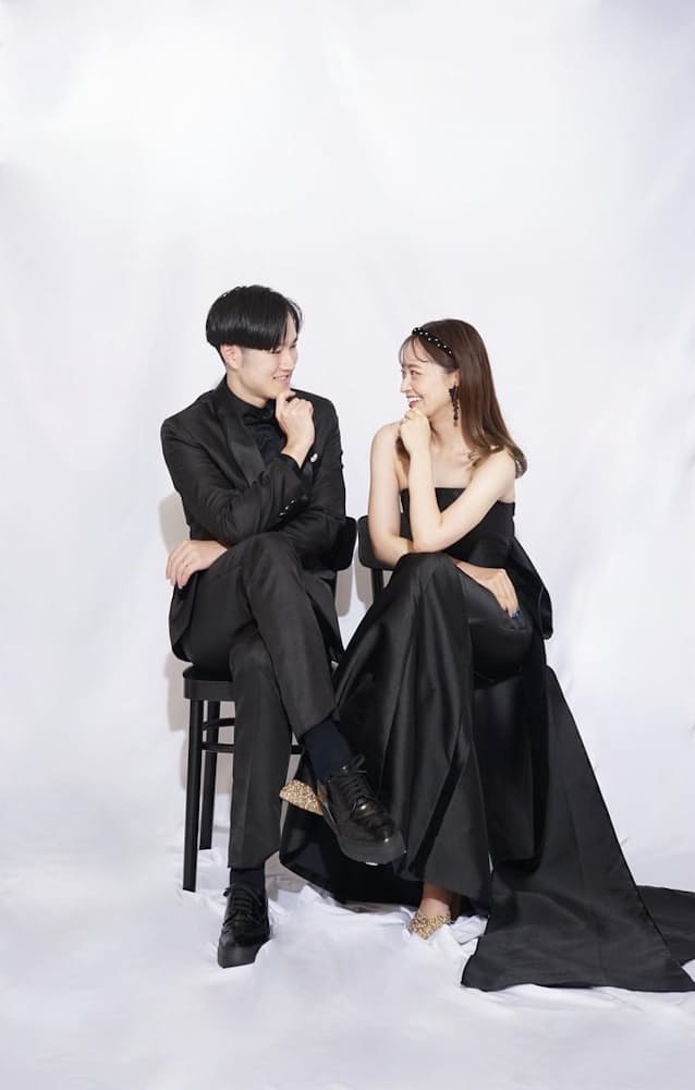 ブラックドレスの素敵な意味とは、、、？🌱ウェディングドレスカラードレス 結婚式花嫁 ブライダルweddingブラックドレス 韓国ドレス 髪型メイク