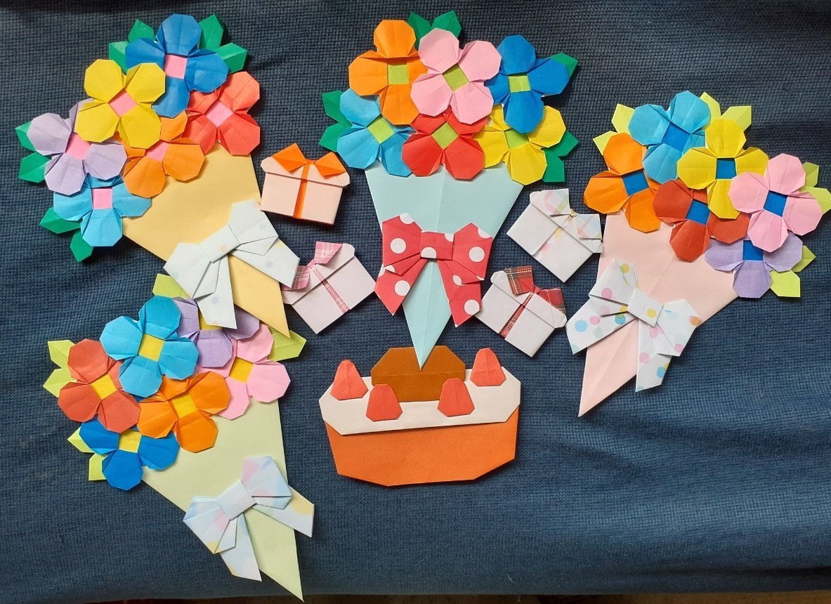 折り紙2枚で作れるハニカムボール おうちパーティーパーティー飾り付け折り紙遊び折り紙チャレンジTikTok