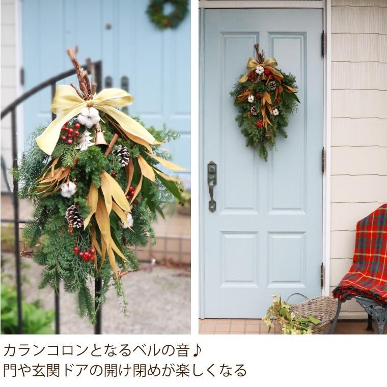 クリスマスの玄関ドア飾りはスワッグがトレンド