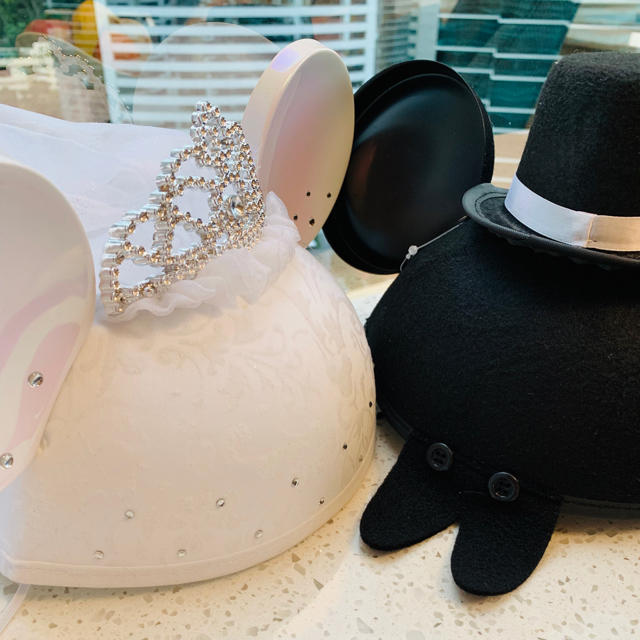 イヤーハットが可愛い♡ディズニーランドでの前撮り先輩花嫁の結婚式レポート _ry_wedding__1221さん