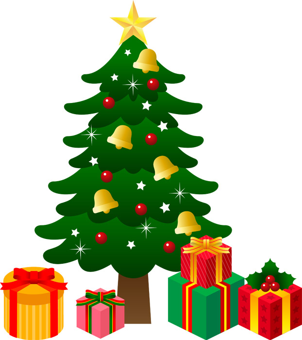 クリスマスツリー無料で使えるフリーアイコン素材 No.1036