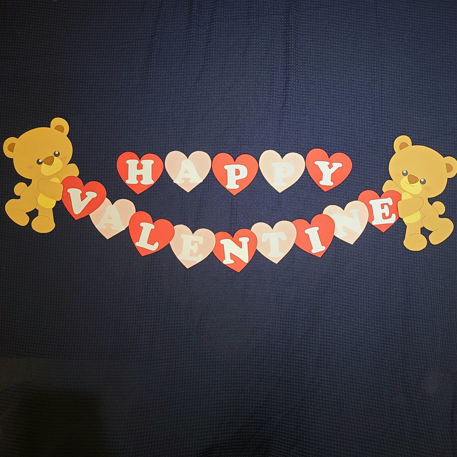 バレンタインの壁面飾りの作り方